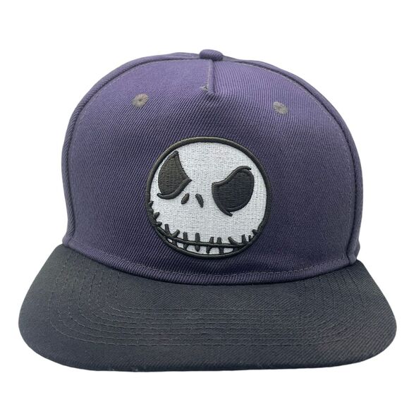 Disney Nightmare Before Christmas Jack Face Snapback Hat Cap - Picture 1 of 5